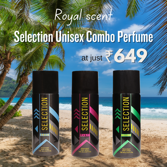 Selection Unisex Combo Perfume - Pack Of 3 Deodorants